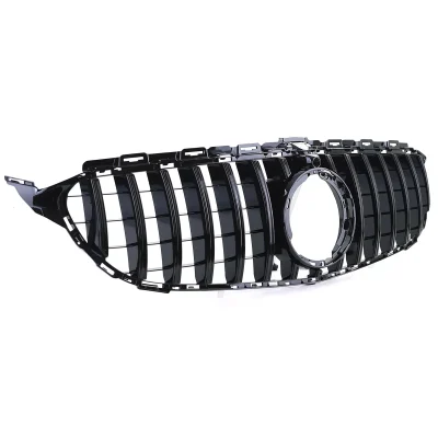 Griglia radiatore sportiva nera lucida, per Mercedes Classe C W205 S205 18-21