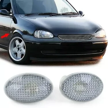 Frecce laterali nere – coppia, per Opel Corsa B C Tigra A Astra F