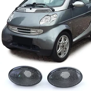 Frecce laterali nere coppia fumo, per Mercedes Classe A W168 Smart 450 98-04