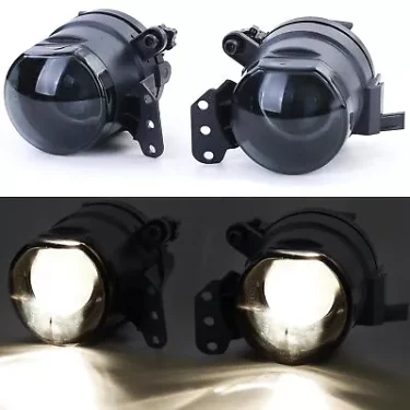Proiettore fendinebbia con lente nero fumo adatto, per BMW Serie 3 E90 E91