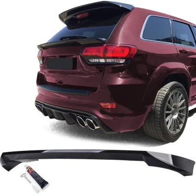 Spoiler tetto posteriore labbro nero lucido, per Jeep Grand Cherokee WK2 14-20