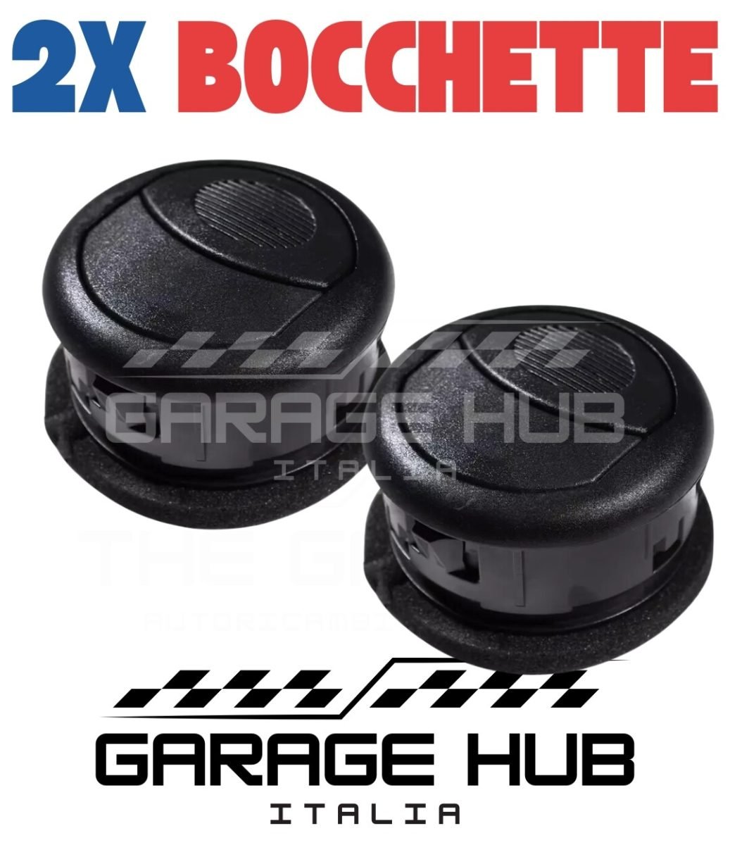 2 x Bocchette Ala Laterali Aria Condizionata per Fiat Fiorino,Qubo,Nemo,Bipper