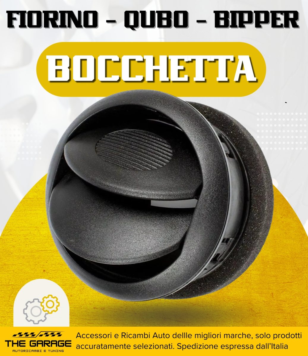 2 x Bocchette Ala Laterali Aria Condizionata per Fiat Fiorino,Qubo,Nemo,Bipper
