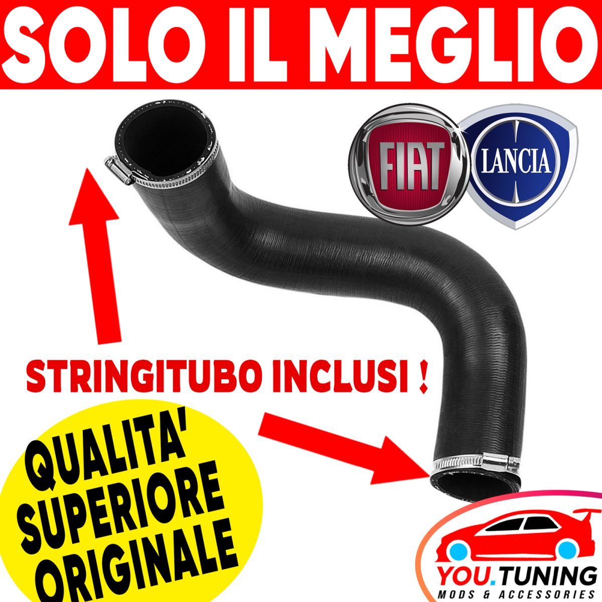 ✨Tubo Manicotto Filtro Aria Intercooler Fiat Bravo Lancia Delta 1.6 D Multijet