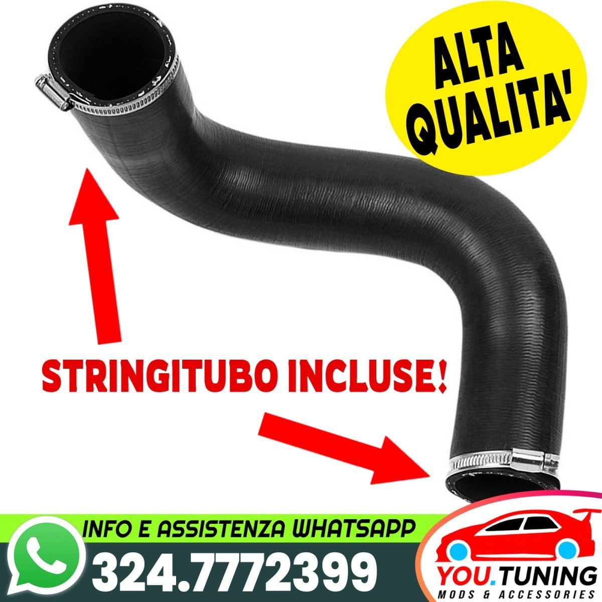 ✨Tubo Manicotto Filtro Aria Intercooler Fiat Bravo Lancia Delta 1.6 D Multijet