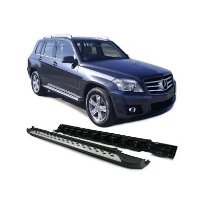Pedane Laterali per Mercedes Classe GLK X204 (2008-2015) Tuning Sotto Porta