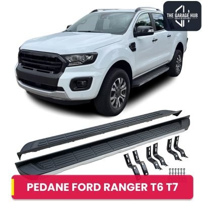 Pedane Laterali in Alluminio OE Look per Ford Ranger T6 T7 T8 2012-2022
