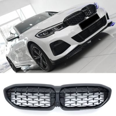 Griglia Nero Lucido Diamond Style per BMW Serie 3 G20 G21 2019-2022