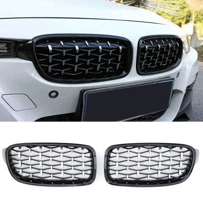 Griglia Diamond Style Nero Lucido per BMW Serie 3 F30 F31 2011-2019