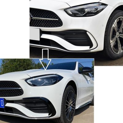 Anteriore Flap Aerodinamici Spoiler per Mercedes W206 S206 C AMG Line 2021-2026