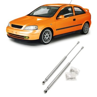 Molle a Gas Cofano per Opel Astra G (1997-2004) - 2 Pezzi in Acciaio Inox