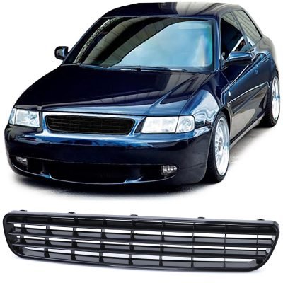 Griglia Sportiva Nera Senza Emblema per Audi A3 8L 1996-2000