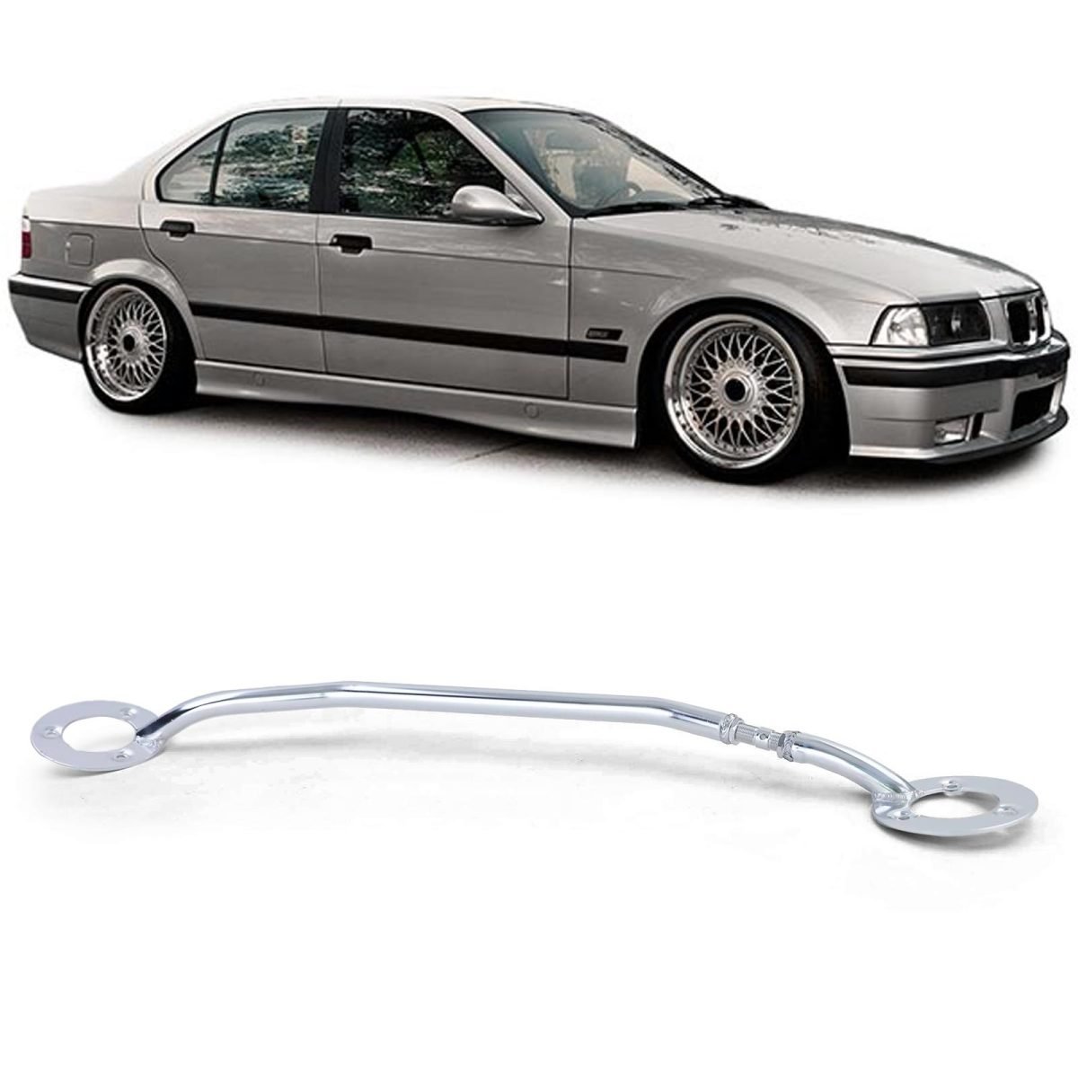 Alluminio Barra Duomi Regolabile per BMW Serie 3 E36 316i 318i M43 75kW 77kW