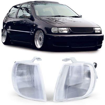 Frecce Bianche Coppia Sinistra Destra per Volkswagen Polo 6N 1994-1999 Touring