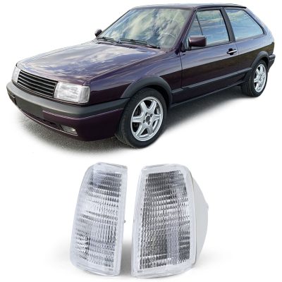 Frecce Bianche 1 Paio per Volkswagen Polo Tipo 86C 1990-1994, Omologate E