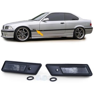 Frecce Nere Fumé Coppia per BMW Serie 3 E36 (1990-1996) e 5 E34 (1988-1995)