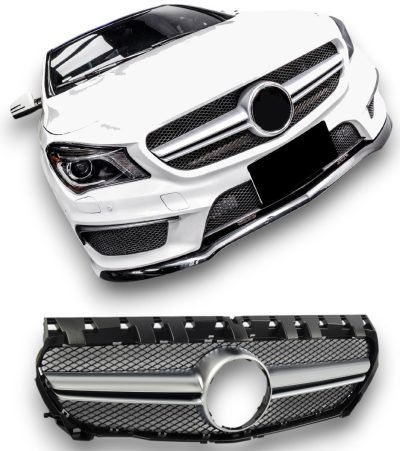 Griglia per Mercedes-Benz C117 Classe CLA Zilver W117 2013-2019