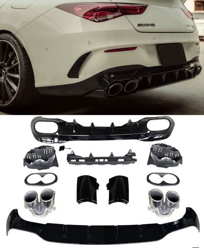 Diffusore Posteriore per Mercedes-Benz C118 Cla-klasse W118 2019-2023