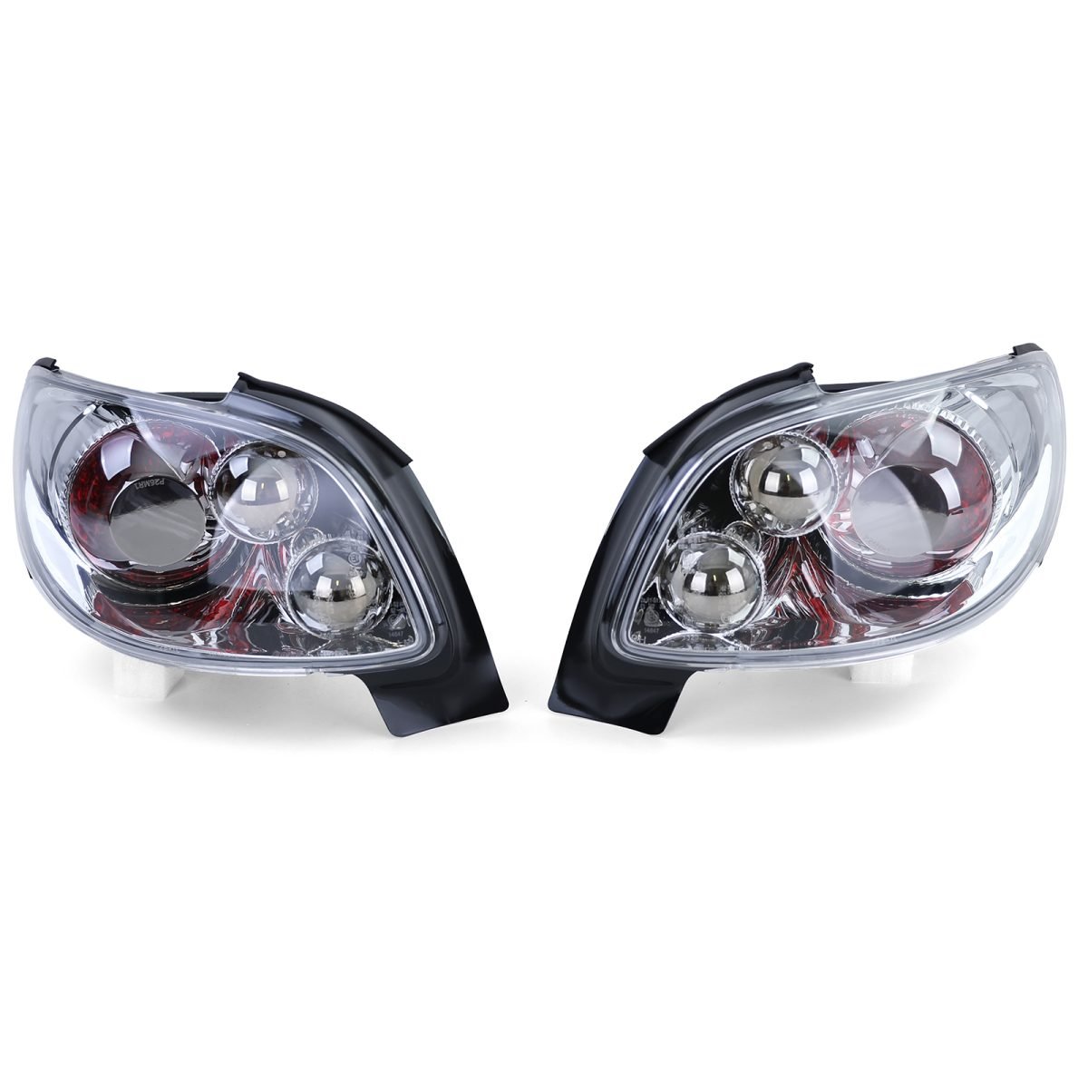 Fanali Posteriori in Design Cromato per Peugeot 206 CC Coupé Cabrio 2000-2007