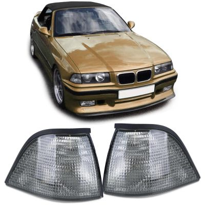 Frecce Nere Fumé Coppia per BMW Serie 3 E36 Coupé Cabrio 1991-1999