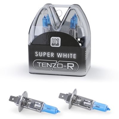 H1 55W 12 Volt Super Bianco Lampadine 2 Pezzi ZUGELASSEN !! Universale