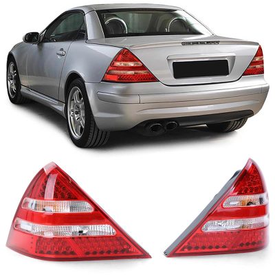 Fanali Posteriori LED Rossi Chiari per Mercedes SLK R170 (1996-2004)