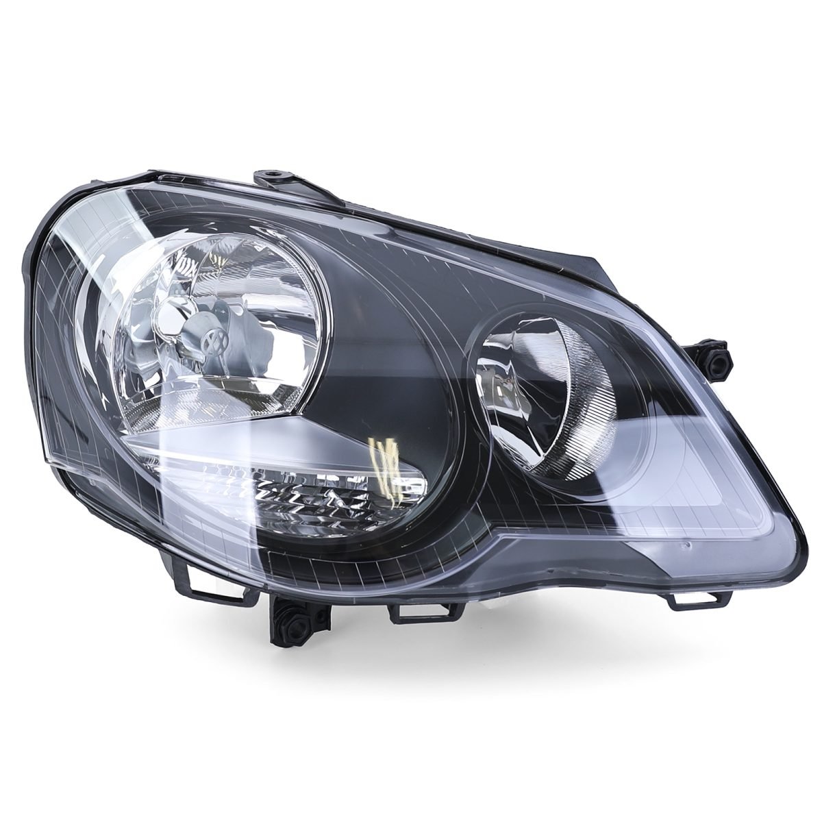 Fari Halogeni Neri Destra per Volkswagen Polo 9N3 (2005-2009)
