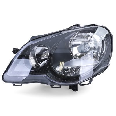 Fari Halogeni Neri Sinistro per Volkswagen Polo 9N3 (2005-2009)