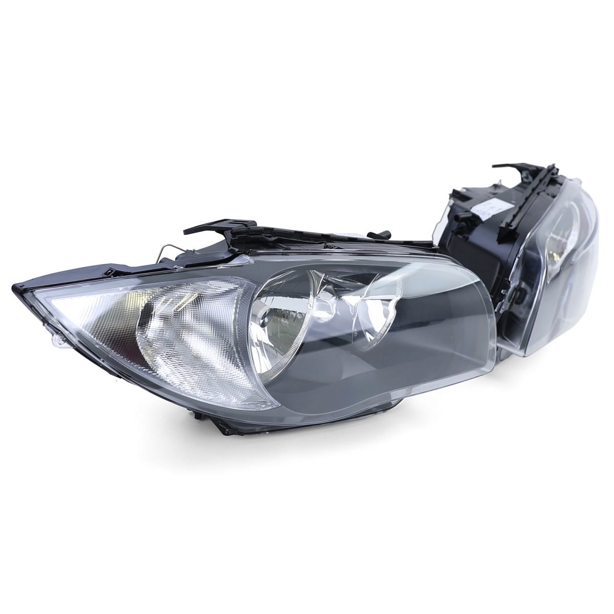 Fari Neri H7 H7 Coppia per BMW E81 E82 E87 E88 Dal 2004, Omologati E
