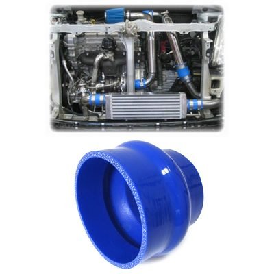 Tubo in Silicone Riduttore Ø76 su 89mm con Doppio Ammortizzatore Universale