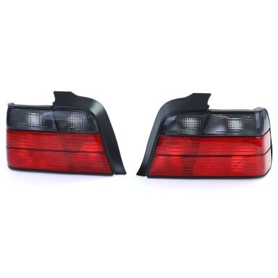 Fanali Posteriori Rosso Nero Fumè Set per BMW Serie 3 E36 Berlina 90-99