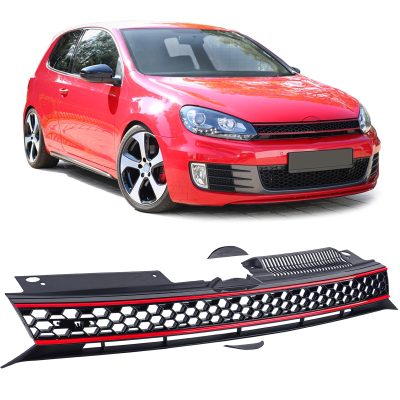 Griglia Sportiva Senza Emblema per Volkswagen Golf 6 GTI 2008-2013