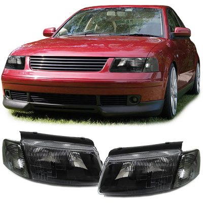 Fari Neri con Indicatori di Direzione per VW Passat B5 3B 1996-2000