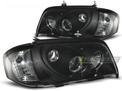 Fari Nero per Mercedes W202 Classe C (06.93-06.00) Fanali Anteriori