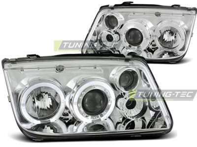 Fari Angel Eyes Cromato per Volkswagen Bora (09.98-07.05)
