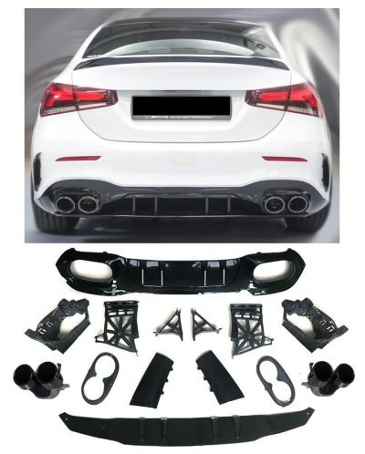 Diffusore Posteriore per Mercedes-Benz Classe A Limo V177 2018-2026