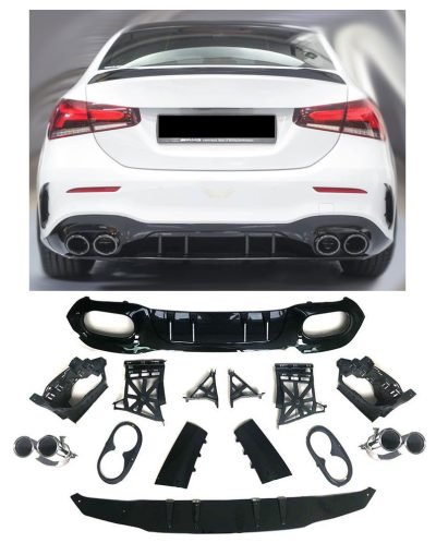 Diffusore Posteriore per Mercedes-Benz Classe A Limo V177 2018-2026