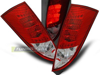 Ford Focus MK1 10.98-10.04 Berlina 5 Porte Luci LED Rosse e Bianche Accessorio