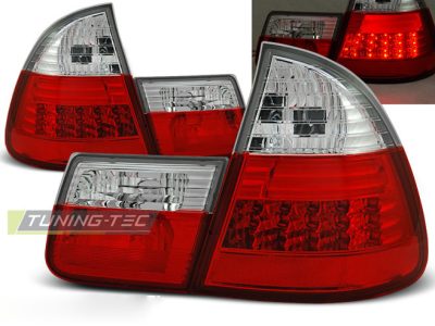 LED Fanali Posteriori Rosso Bianco per BMW E46 Touring (1999-2005) Fanali