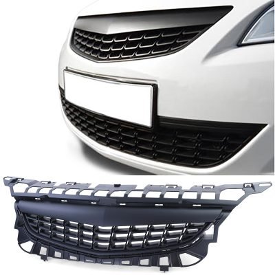 Griglia Anteriore Nera Senza Emblema per Opel Astra J 5 Porte 2009-2012
