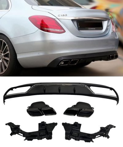 Diffusore Posteriore per Mercedes-Benz Base W205 2014-2021
