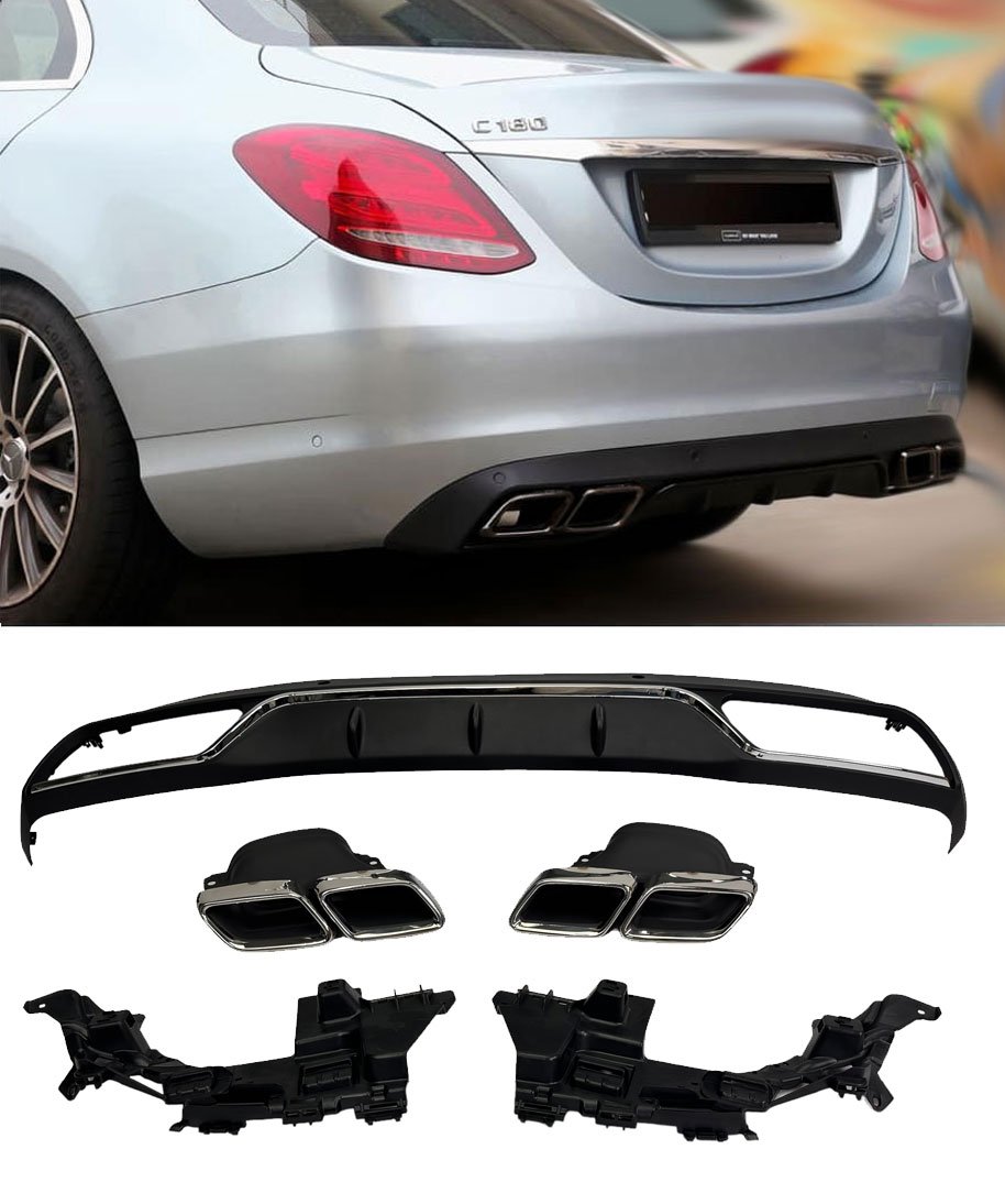 Diffusore Posteriore per Mercedes-Benz Base W205 2014-2021