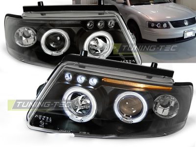 Fari Angel Eyes Nero per Volkswagen Passat B5 (11.96-08.00)