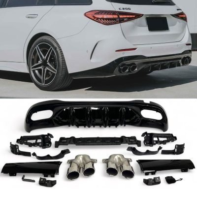 Diffusore Posteriore per Mercedes-Benz S206 W206 2021-2026