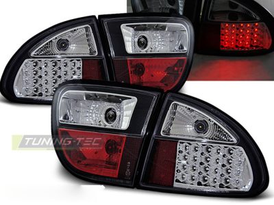LED Fanali Posteriori Nero per Seat Leon (04.99-08.04) Fanali Posteriori Neri