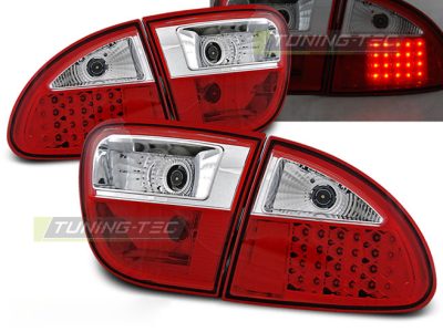 LED Fanali Posteriori Rosso Bianco per Seat Leon (04.99-08.04) Fanali Posteriori