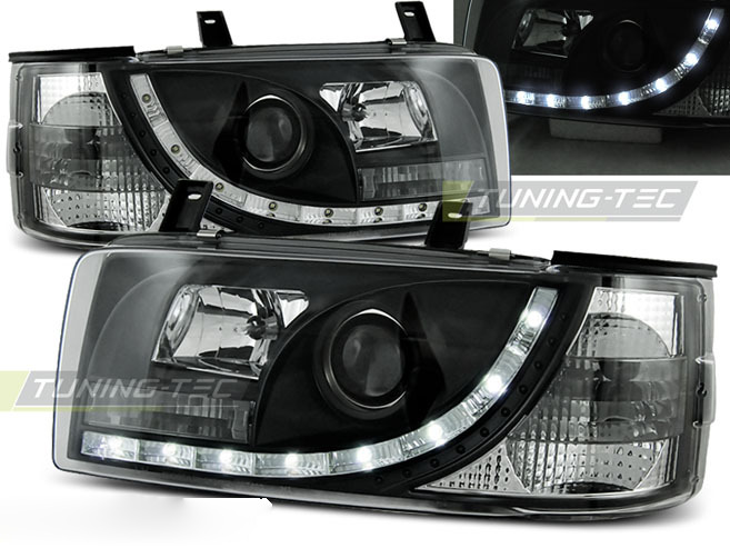 Fari Daylight Nero per Volkswagen T4 Furgone (90-03.03)