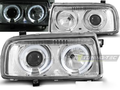Fari Angel Eyes Cromato per Volkswagen Vento (01.92-08.98)
