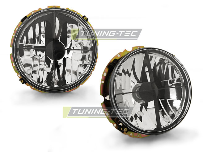Fari Cromato per Volkswagen Golf 1 (05.74-07.83) Fanali Anteriori Lucidi
