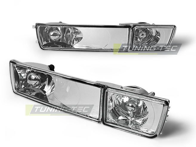 Faro Anteriore con Fendinebbia Cromo per Volkswagen Golf 3 / Vento